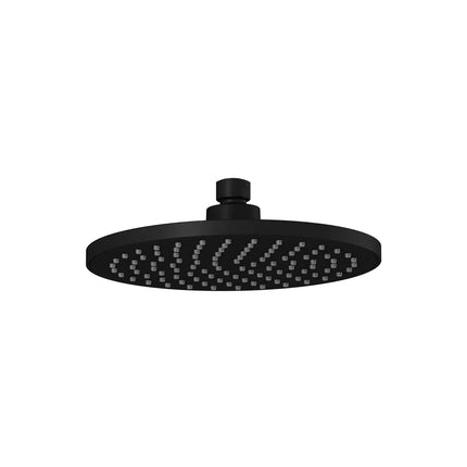 Kalia 200mm (7⅞'') Basico Round Rainhead Matte Black 105546-160 - Plumbing Market