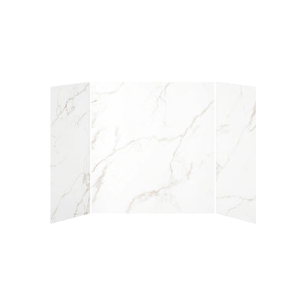 Kalia 32x60x32 Gold Minerals #510 60x32 3-Panel Bath Shower Wall Kit - Gold Minerals #510 Gloss WA2013-510-001 - Plumbing Market