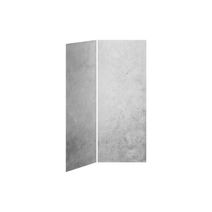 Kalia 36x36 Minerals #500 36x36 2-Panel Shower Wall Kit for Corner Installation - Minerals #500 Gloss WA2006-500-001 - Plumbing Market