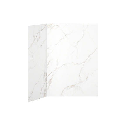 Kalia 60x36 Gold Minerals #51060x36 2-Panel Shower Wall Kit for Corner Installation - Gold Minerals #510 Gloss WA2008-510-001 - Plumbing Market