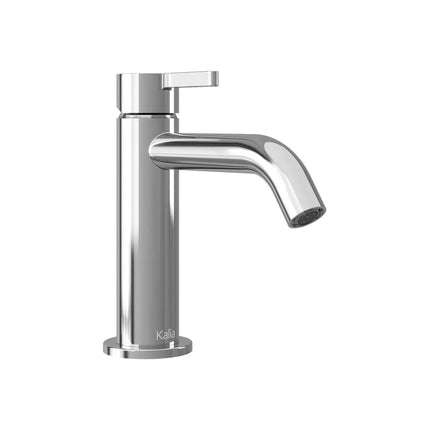 Kalia BASICO Single Hole Lavatory Faucet with Top-Mounted Lever Handle, Push Drain and Overflow Chrome - Plumbing Market