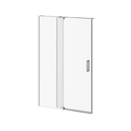 Kalia DISTINK 54''x77'' 2-Panel Pivot Shower Door for Alcove Inst. (Reversible) Chrome Clear Duraclean Glass DR1741-110-003 - Plumbing Market