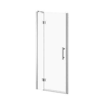 Kalia ENKEL 2-Panel Pivot Shower Door 36''x74'' for Alcove Installation (Reversible) Chrome Clear Glass DR1957-110-000 - Plumbing Market