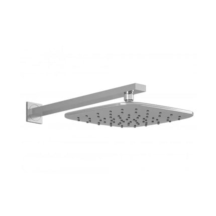 Kalia GRAFIK PLUS 251mm x 251mm (9 ⅞'' x 9 ⅞'') Rainhead and 406mm (16'') 90 Degrees Wallarm Chrome BF1395-110 - Plumbing Market