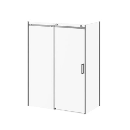 Kalia KONCEPT-II 32''x77'' Return Panel(Reversible) Chrome Clear Glass DR1795-110-000 - Plumbing Market