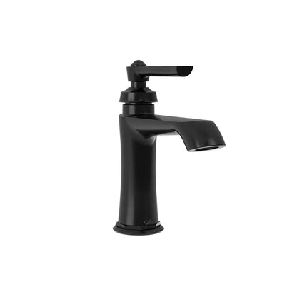 Kalia RUSTIK Single Hole Lavatory Faucet Without Drain Black BF1480-165 - Plumbing Market