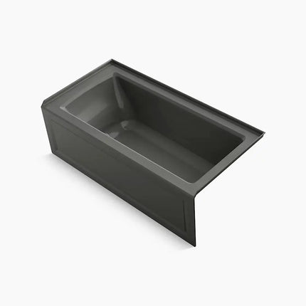 Kohler Archer 60" x 30" alcove Heated BubbleMassage air bath with Bask heated surface, right drain K-1947-GHRAW-58 - Plumbing Market