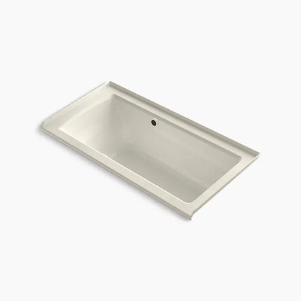 Kohler Archer 60" x 30" alcove Heated BubbleMassage air bath with Bask heated surface, right drain K-1947-GHRW-96 - Plumbing Market