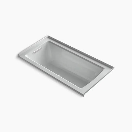 Kohler Archer 60" x 30" alcove Heated BubbleMassage air bath, left drain K-1947-GHLF-95 - Plumbing Market