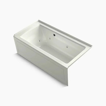 Kohler Archer 60" x 30" alcove whirlpool bath with Bask heated surface, right drain K-1947-RAW-NY - Plumbing Market