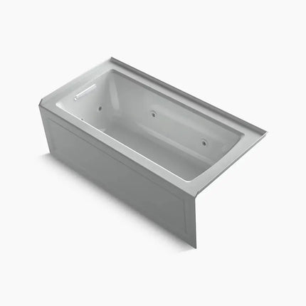 Kohler Archer 60" x 30" alcove whirlpool bath, left drain K-1947-LA-95 - Plumbing Market