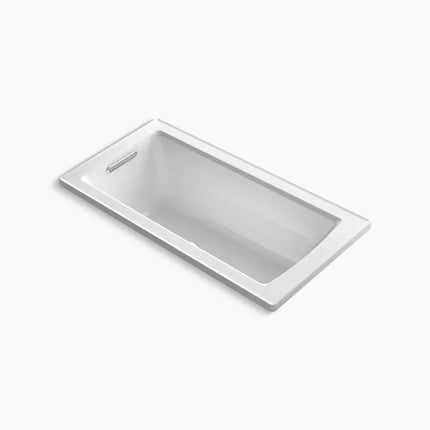 Kohler Archer 60" x 30" drop-in Heated BubbleMassage air bath with Bask heated surface K-1947-GHW-0 - Plumbing Market