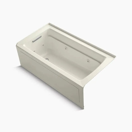 Kohler Archer 60" x 32" alcove whirlpool bath, left drain K-1122-LA-96 - Plumbing Market