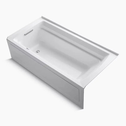 Kohler Archer 72" x 36" alcove Heated BubbleMassage air bath with Bask heated surface, left drain K-1124-GHLAW-0 - Plumbing Market