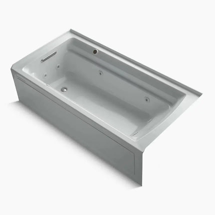 Kohler Archer 72" x 36" alcove whirlpool bath with Bask heated surface, left drain K-1124-LAW-95 - Plumbing Market