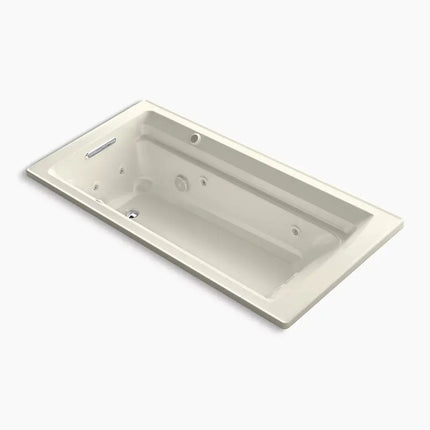 Kohler Archer 72" x 36" drop-in Heated BubbleMassage air bath and whirlpool K-1124-XHGH-96 - Plumbing Market