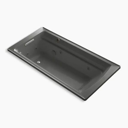 Kohler Archer 72" x 36" drop-in whirlpool bath with Bask heated surface K-1124-W1-58 - Plumbing Market