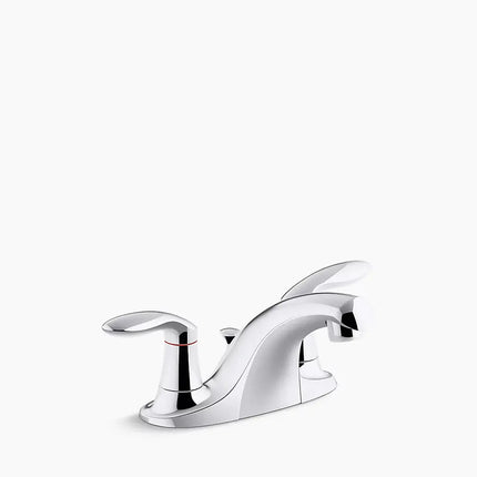 Kohler Coralais Centerset bathroom sink faucet, 1.2 gpm K-15241-4RA-CP - Plumbing Market