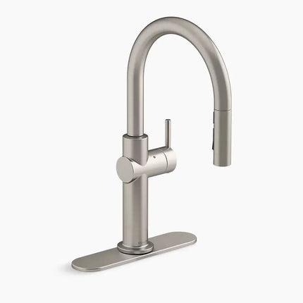Kohler Crue Touchless pull-down kitchen sink faucet with three-function sprayhead K-22974-VS - Plumbing Market
