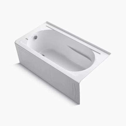 Kohler Devonshire 60" x 32" alcove bath, left drain K-1184-LA-0 - Plumbing Market