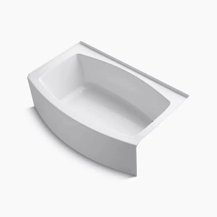 Kohler Expanse 60" x 32" alcove bath, right drain K-1100-RA-0 - Plumbing Market