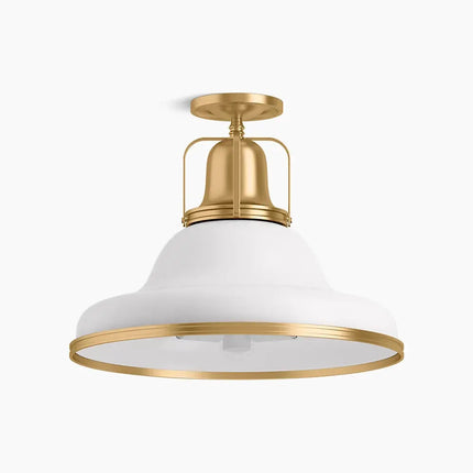 Kohler Hauksbee 3 Light Semi Flush Mount 32294-SF03-WGL - Plumbing Market
