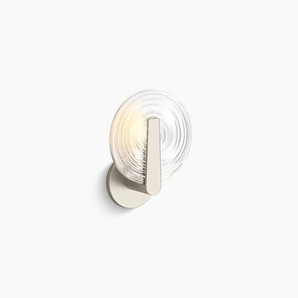 Kohler Hint 1 Light Sconce, Swirl Glass 38396-SC01S-BNL - Plumbing Market