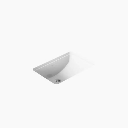 Kohler Ladena 21 Inch Rectangular Undermount Bathroom Sink 2214-0 - Plumbing Market