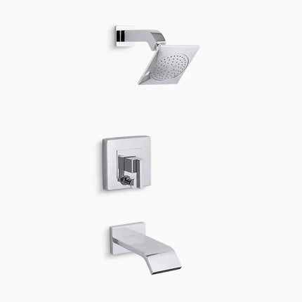 Kohler Loure Rite-Temp Bath/Shower Trim T14664-4-CP - Plumbing Market