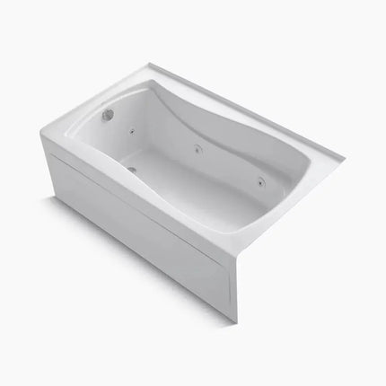 Kohler Mariposa 60" x 36" alcove heated whirlpool, left drain K-1239-HL-0 - Plumbing Market