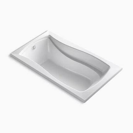 Kohler Mariposa 66" x 36" drop-in Heated BubbleMassage air bath with Bask heated surface K-1224-GHW-0 - Plumbing Market