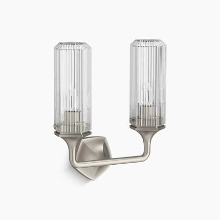 Kohler Occasion 2 Light Sconce 31776-SC02-BNL - Plumbing Market