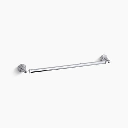 Kohler Pinstripe 24" towel bar K-13109-CP - Plumbing Market
