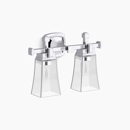 Kohler Riff 2 Light Sconce 31756-SC02-CPL - Plumbing Market