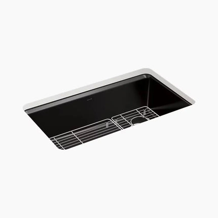 Kohler Riverby 33" undermount single-bowl kitchen sink K-5871-5UA1-7 - Plumbing Market