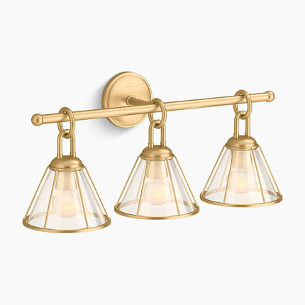 Kohler Terret 3 Light Sconce 27743-SC03-2GL - Plumbing Market