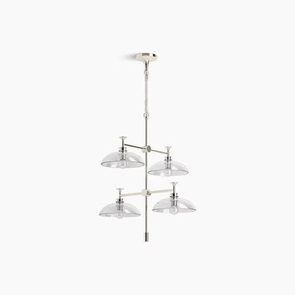 Kohler Tone 4 Light Chandelier 31773-CH04-SNL - Plumbing Market