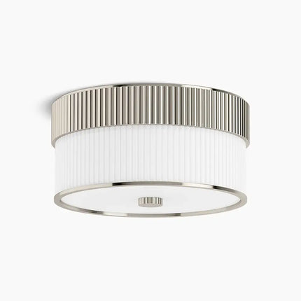 Kohler Tresdoux 3 Light Flush Mount 27436-FM03-SNL - Plumbing Market