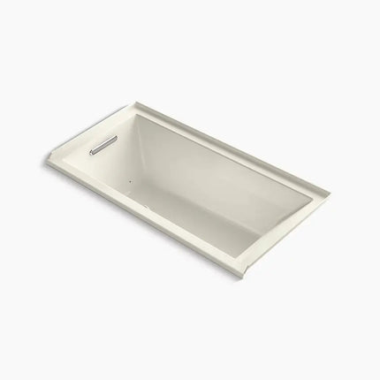 Kohler Underscore 60" x 30" alcove Heated BubbleMassage air bath with Bask, left drain K-1167-GHLW-96 - Plumbing Market