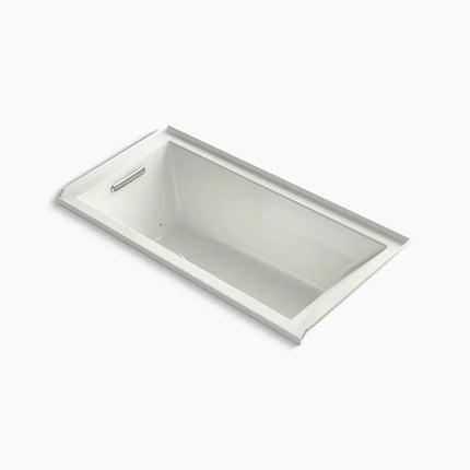 Kohler Underscore 60" x 30" alcove Heated BubbleMassage air bath with Bask, left drain K-1167-GHLW-NY - Plumbing Market