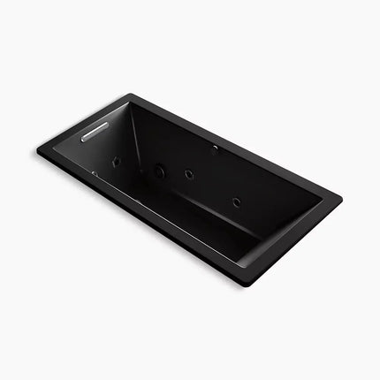 Kohler Underscore 66" x 32" drop-in Heated BubbleMassage air bath with whirlpool K-1822-XHGH-7 - Plumbing Market