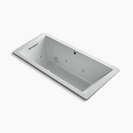 Kohler Underscore 66" x 32" drop-in Heated BubbleMassage air bath with whirlpool K-1822-XHGH-95 - Plumbing Market