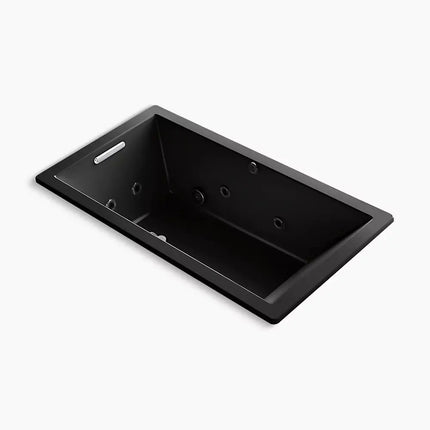 Kohler Underscore 66" x 36" drop-in Heated BubbleMassage air bath with whirlpool K-1173-XHGH-7 - Plumbing Market