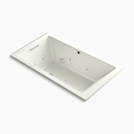 Kohler Underscore 66" x 36" drop-in Heated BubbleMassage air bath with whirlpool K-1173-XHGH-NY - Plumbing Market