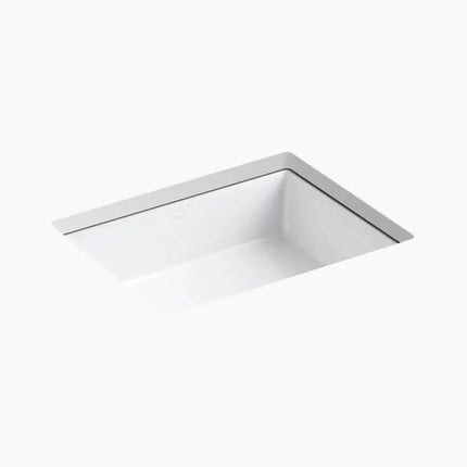 Kohler Verticyl 19-3/4" Rectangular Undermount Bathroom Sink in White - Plumbing Market