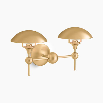 Kohler Vorleigh 2 Light Sconce 27945-SC02-2GL - Plumbing Market