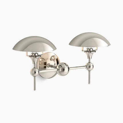 Kohler Vorleigh 2 Light Sconce 27945-SC02-SNL - Plumbing Market
