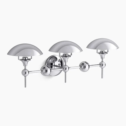 Kohler Vorleigh 3 Light Sconce 27946-SC03-CPL - Plumbing Market