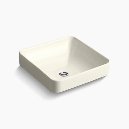 Kohler Vox Square Vessel Biscuit 2661-96 - Plumbing Market
