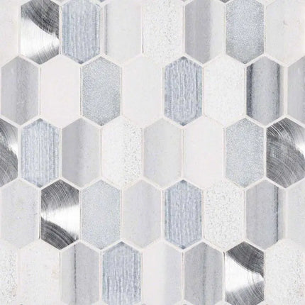 MSI Surfaces Backsplash Harlow Picket Glass Stone Tile - Plumbing Market